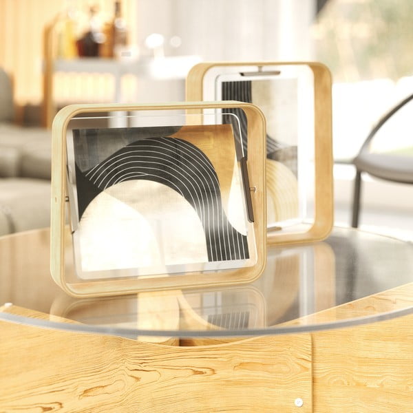 Drewniana ramka stojąca w naturalnym kolorze 26x31,5 cm Bellwood – Umbra-image-4