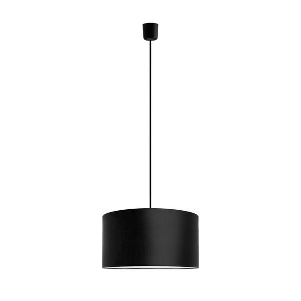 Lampa wisząca Tres, czarna, średnica 36 cm