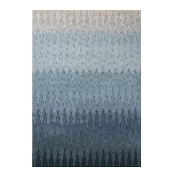 Wełniany dywan Acacia Blue, 140x200 cm