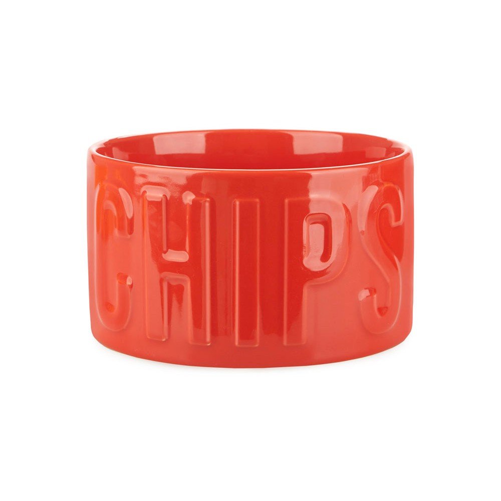 Czerwona ceramiczna miska do serwowania 1 l Chips – Balvi