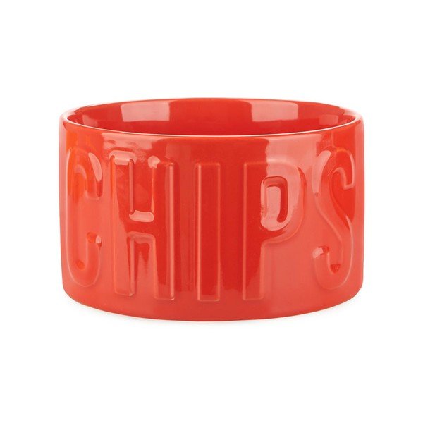 Czerwona ceramiczna miska do serwowania 1 l Chips – Balvi