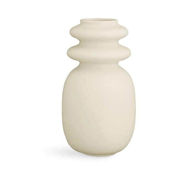 Kremowy ceramiczny wazon Kähler Design Kontur, wys. 29 cm