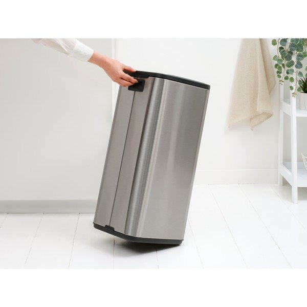 Stalowy kosz na śmieci otwierany na dotyk w kolorze matowego srebra 30 l Bo Touch – Brabantia-image-2