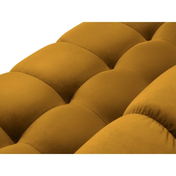 Żółta aksamitna sofa Cosmopolitan Design Bali-image-1