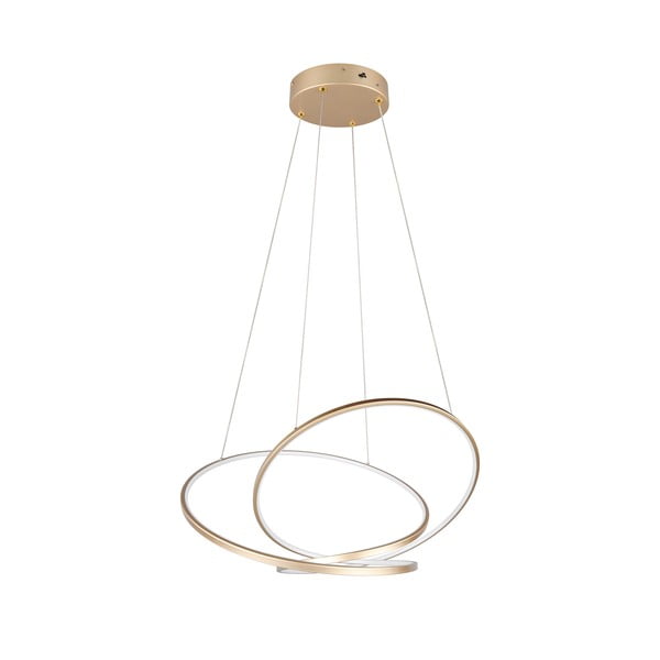 Lampa wisząca LED ze ściemniaczem w kolorze złota Darvin – Trio