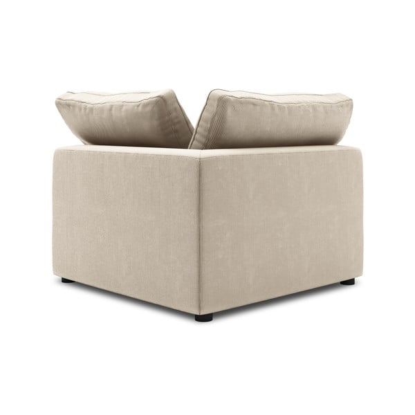 Beżowa dwustronna narożna część sztruksowej sofy modułowej Windsor & Co Sofas Galaxy-image-2