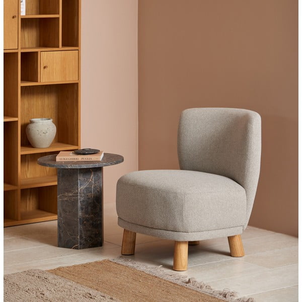 Marmurowy okrągły stolik ø 50 cm Naxos – Actona-image-1