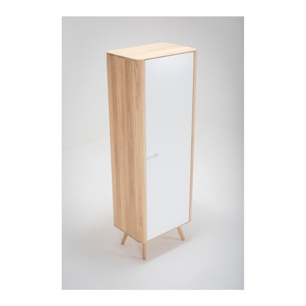 Szafa z konstrukcją z litego drewna dębowego Gazzda , szer. 60 cm-image-4