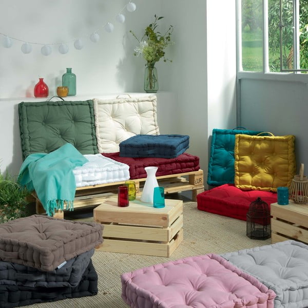 Worek do siedzenia w kolorze khaki Panama – douceur d'intérieur-image-1