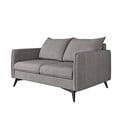 Szara sofa 138 cm Juli Bis – Ropez