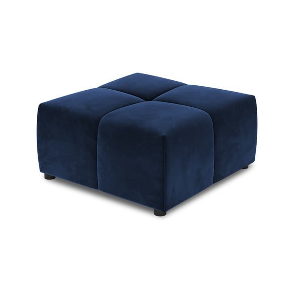 Niebieski moduł aksamitnej sofy Rome Velvet – Cosmopolitan Design
