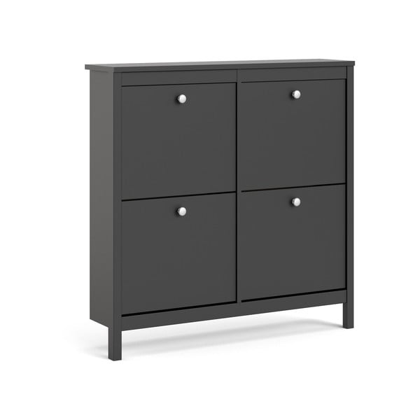 Czarna uchylna szafka na buty Madrid – Tvilum-image-2