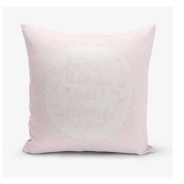 Poszewka na poduszkę z domieszką bawełny Minimalist Cushion Covers Home Sweet Home, 45x45 cm
