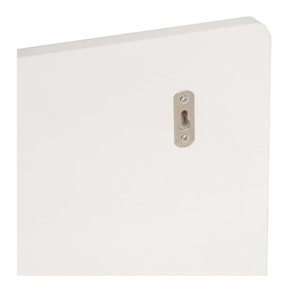 Biały wieszak ścienny z półką – Casa Selección-image-3