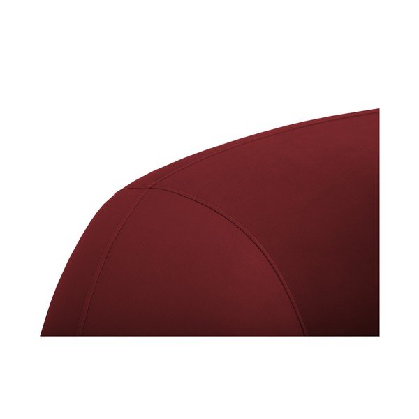 Bordowa aksamitna sofa 237 cm Santi – Interieurs 86-image-4