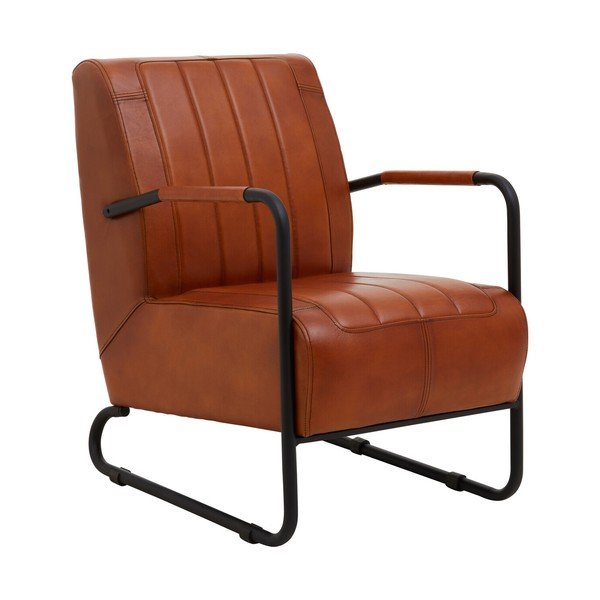 Brązowy skórzany fotel Buffalo – Premier Housewares