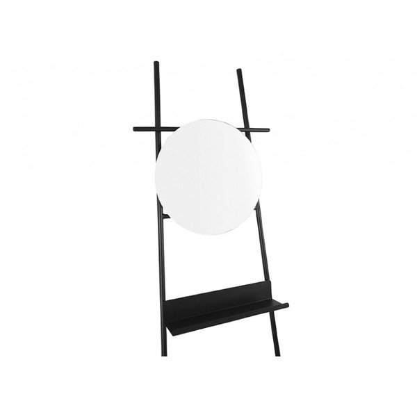 Czarny dekoracyjna drabinka z lustrem Leitmotiv Glint-image-2