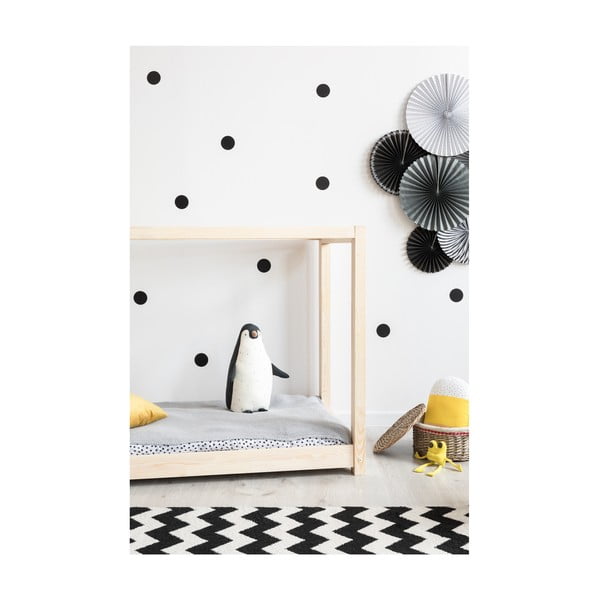 Łóżko w kształcie domku z drewna sosnowego Adeko Mila KM, 90x140 cm-image-2