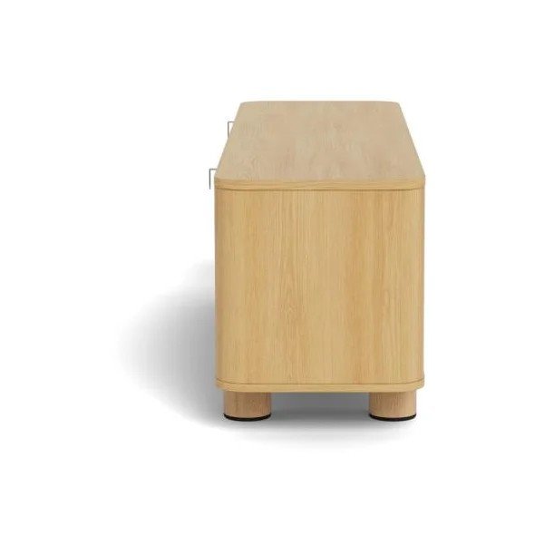 Szafka pod TV w dekorze dębu w naturalnym kolorze 160x50x40 cm Atmore – Actona-image-4