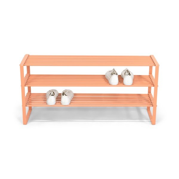 Łososiowa stalowa szafka na buty 100x48,5x29 cm Rex – Spinder Design-image-2