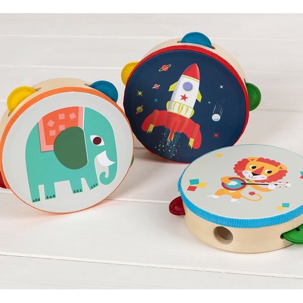 Zabawka muzyczna Tambourine Animal Band – Rex London-image-2