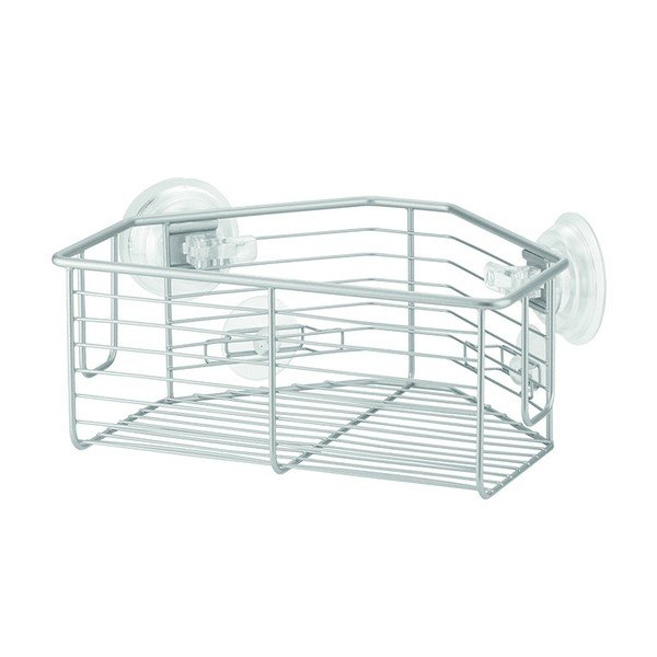 Narożny koszyk z przyssawkami iDesign Sunction Classico-image-1