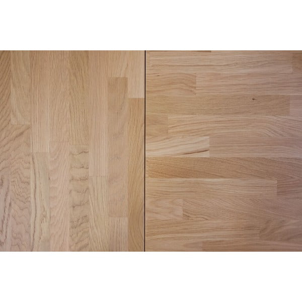 Dodatkowy blat do stołu ze szlifowanego drewna dębowego Rowico Brooklyn-image-4