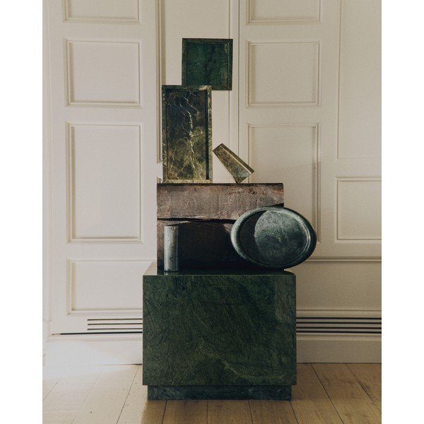 Marmurowa taca dekoracyjna 28x43 cm Lenorel – Kave Home-image-2