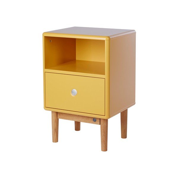Musztardowa szafka nocna Color Box – Tom Tailor-image-2