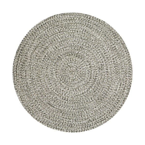 Szarobeżowy okrągły dywan odpowiedni na zewnątrz ø 200 cm – NORTHRUGS