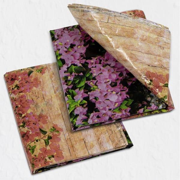 Plastikowa osłona balkonowa 500x85 cm Flowers – Maximex-image-1