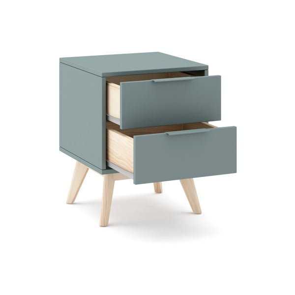 Szarozielona szafka nocna Pisco – Marckeric-image-2