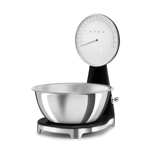 Czarna plastikowa cyfrowa waga kuchenna – SMEG-image-2