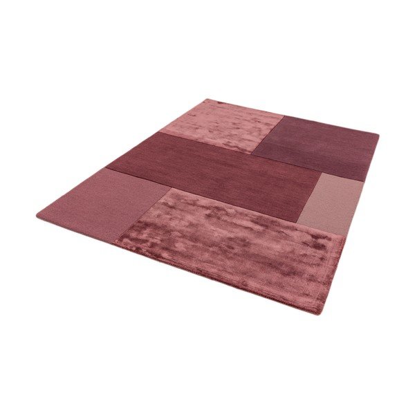 Ciemnoróżowy dywan Asiatic Carpets Tate Tonal Textures, 120x170 cm-image-2