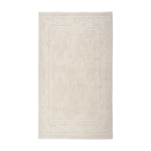Kremowy dywan bawełniany Floorist Omanli, 80x300 cm