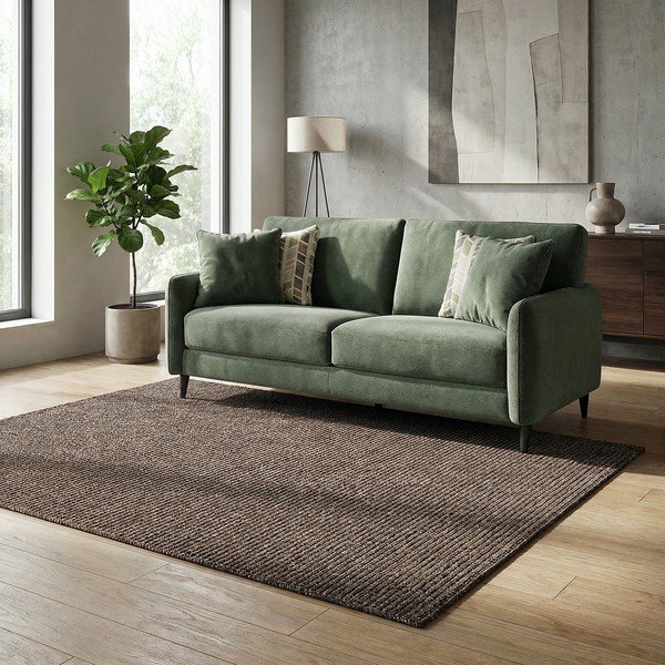 Ciemnobrązowy dywan 200x290 cm Lumen Liso – Universal-image-1