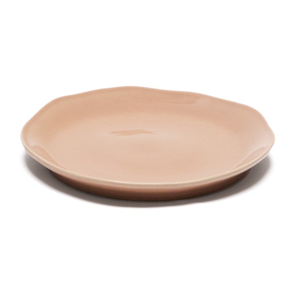 Jasnoróżowy ceramiczny talerz ø 27 cm Tiraya – Kave Home