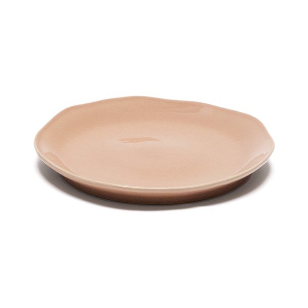Jasnoróżowy ceramiczny talerz ø 27 cm Tiraya – Kave Home