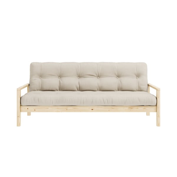Beżowa rozkładana sofa 205 cm Knob – Karup Design