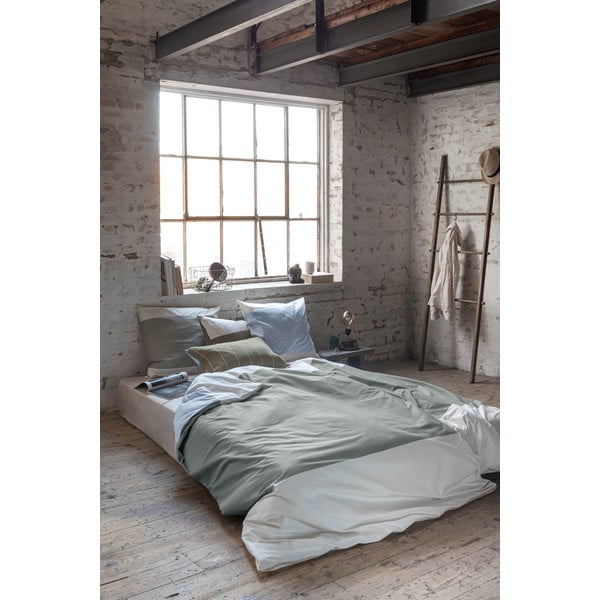 Pościel jednoosobowa z perkalu bawełnianego w kolorze khaki 140x200 cm Colore – Mette Ditmer Denmark-image-2