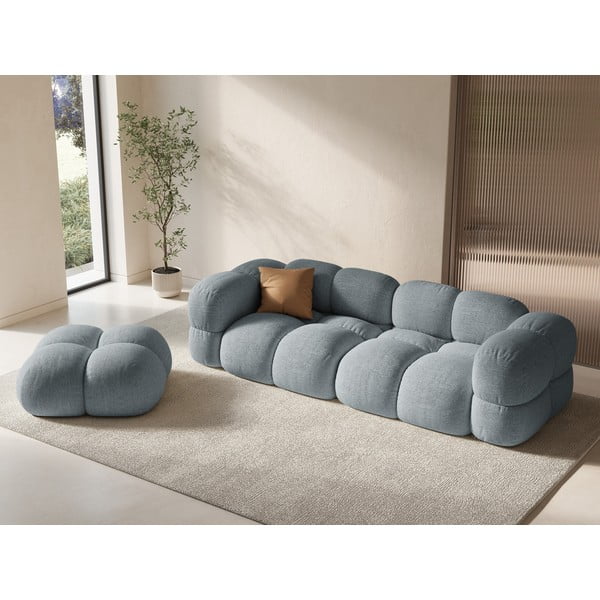 Jasnoniebieska sofa 250 cm Loretto – Cosmopolitan Design-image-1