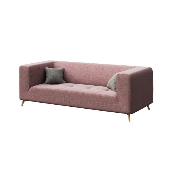 Różowa 3-osobowa sofa MESONICA Toro-image-2