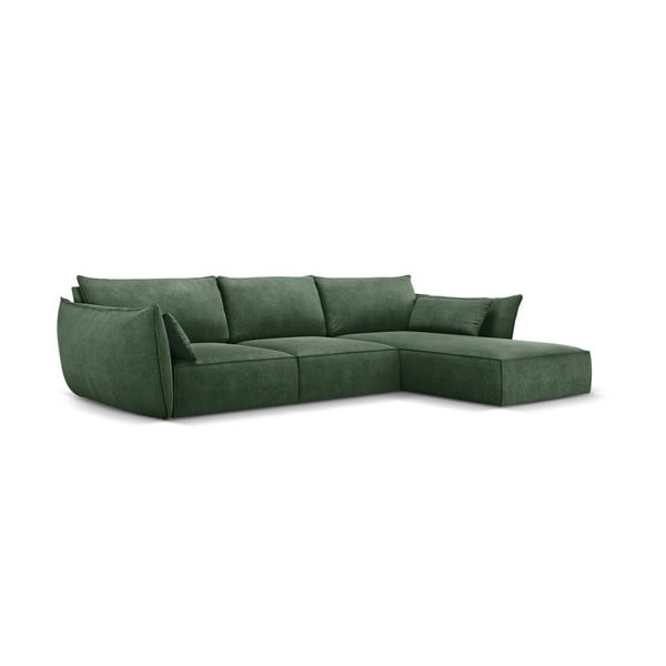 Ciemnozielony narożnik (prawostronny) Vanda – Mazzini Sofas-image-2