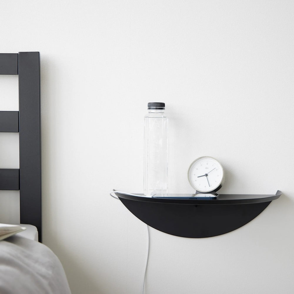 Czarna metalowa półka 40 cm Tower – YAMAZAKI (zdjęcie 7)