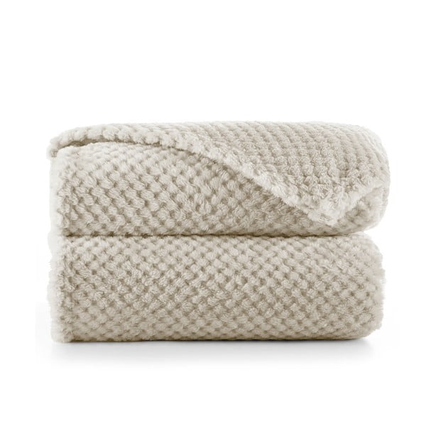 Jasnoszary koc z mikrowłókna DecoKing Henry, 150x200 cm-image-2