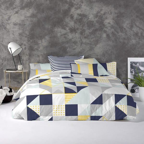 Bawełniana poszwa na kołdrę Blanc Geo Dot, 140x200 cm-image-1