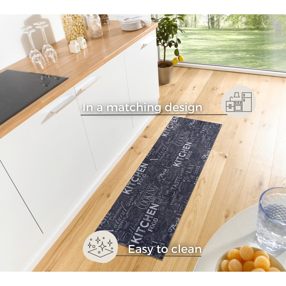 Czarny chodnik 50x150 cm Wild Kitchen Board – Hanse Home (zdjęcie 4)