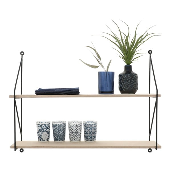 Półka 2-poziomowa ze sklejki Compactor Frida, dł. 60 cm-image-3