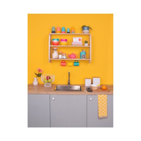 Różowy ceramiczny kubek na cappucino PT KITCHEN Silk-image-1