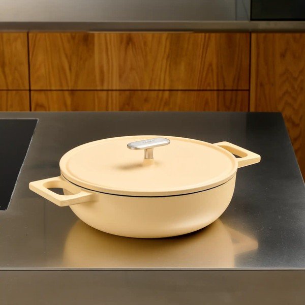 Patelnia z pokrywką żeliwna ø 26 cm tegame Mattia 3.0 – FABINI-image-4